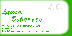 laura bibarits business card